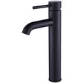 Novatto MYERS Contemporary Vessel Faucet, Matte Black BM-114MB